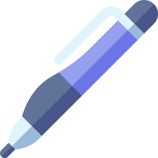 pen Basic Rounded Flat icoon