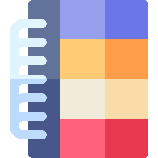 Cuaderno Basic Rounded Flat icono