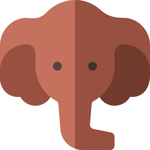 elefant Basic Rounded Flat icon