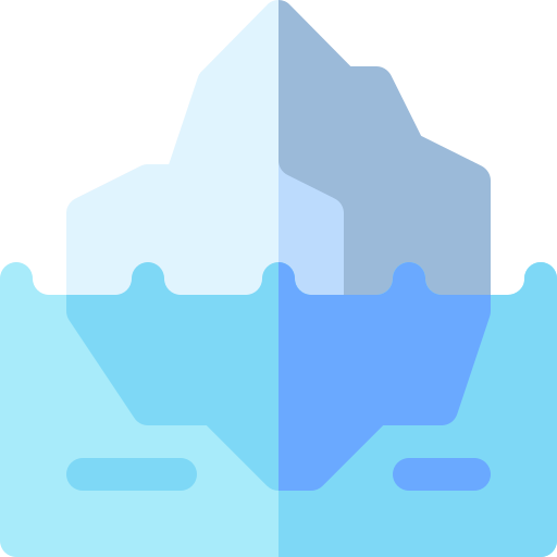 Iceberg Basic Rounded Flat icono