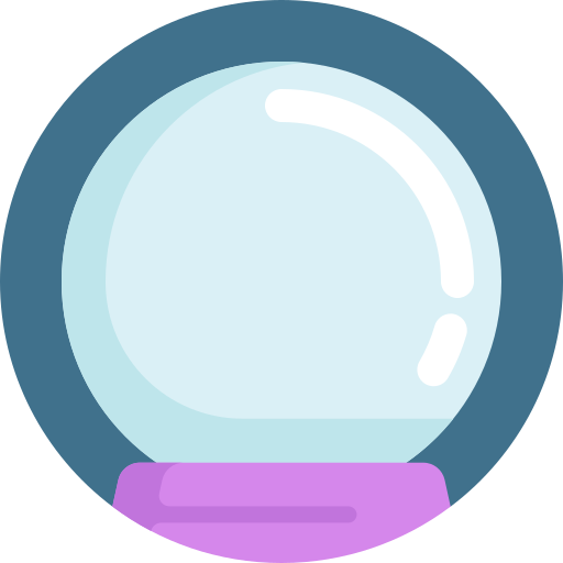 水晶球 Detailed Flat Circular Flat icon