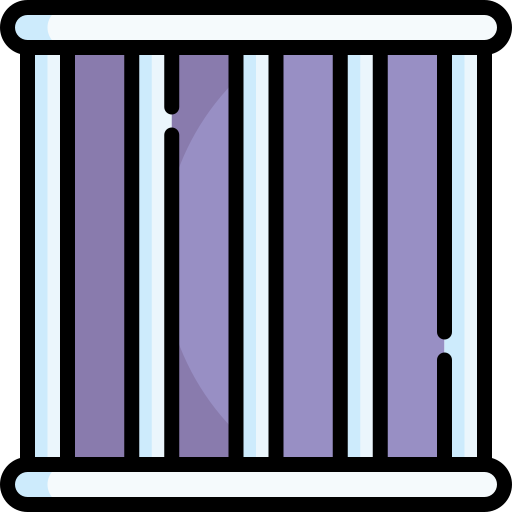 klatka szybowa Kawaii Lineal color ikona