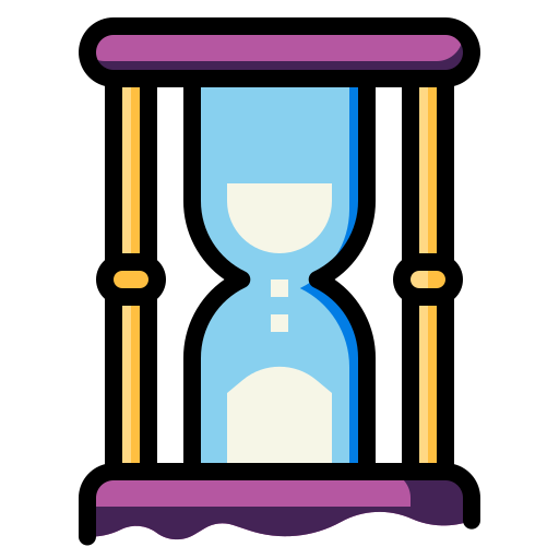 Песочные часы Linepointicon Lineal color иконка