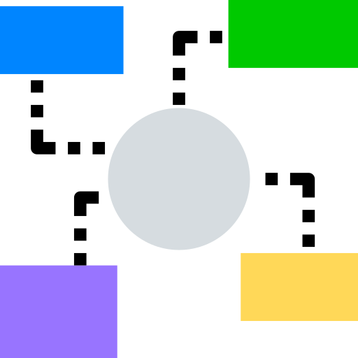 Diagrama de flujo Dailypm Studio Flat icono
