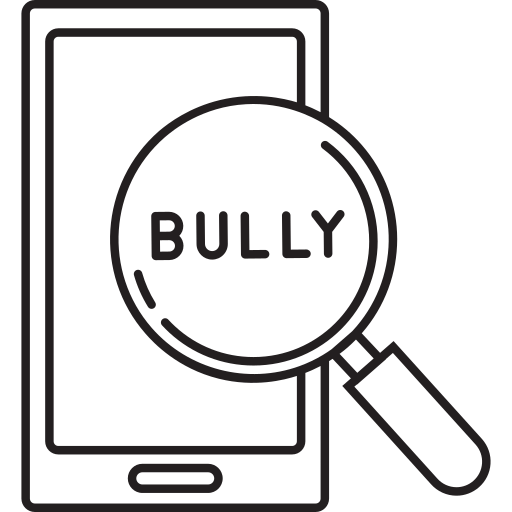 Cyber bullying Dailypm Studio Outline icon