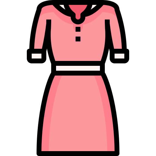 Dress Justicon Lineal Color icon