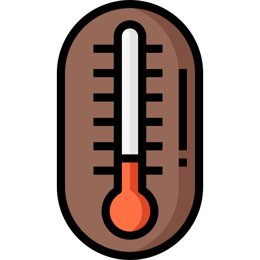 thermometer Justicon Lineal Color icoon