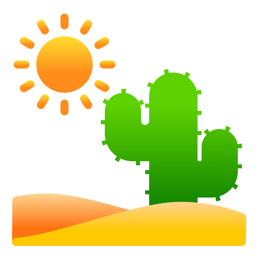 wüste Andinur Flat Gradient icon