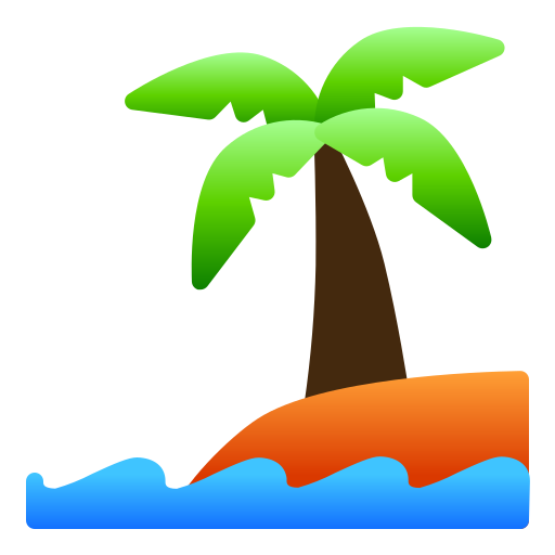 strand Andinur Flat Gradient icoon