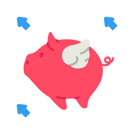 Piggy bank Victoruler Flat icon
