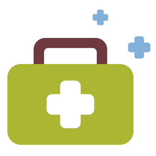 First aid kit Victoruler Flat icon