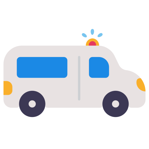 Ambulance Victoruler Flat icon
