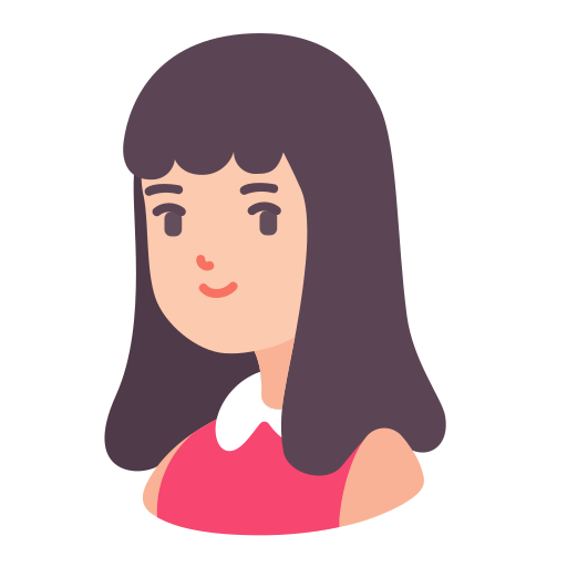 女の子 Victoruler Flat icon