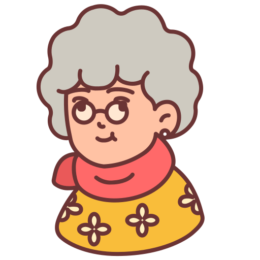Grandmother Victoruler Linear Colour icon