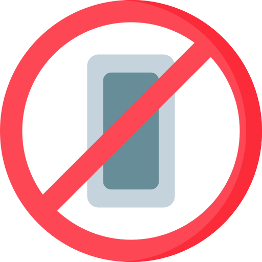 No phone Special Flat icon