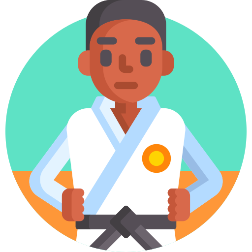 Karate Detailed Flat Circular Flat icon