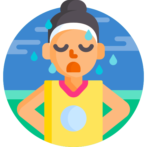 Athlete Detailed Flat Circular Flat icon