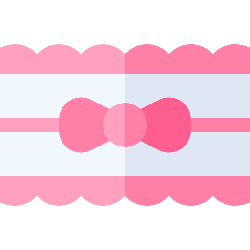 strumpfband Basic Straight Flat icon