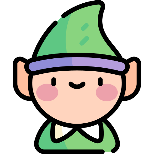 Elf Kawaii Lineal color icon