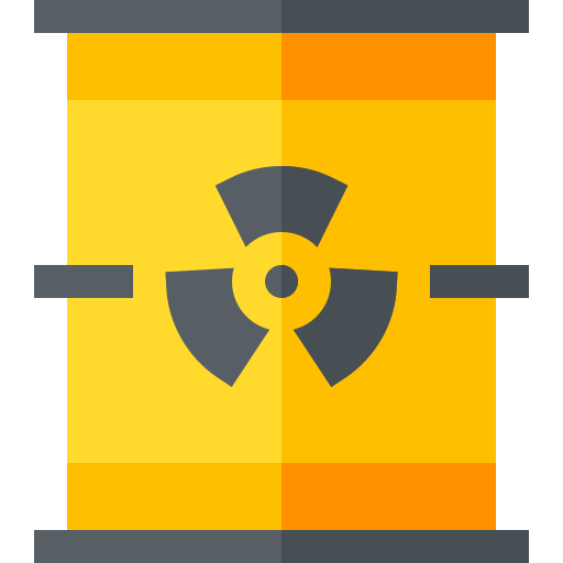 radiation Basic Straight Flat Icône