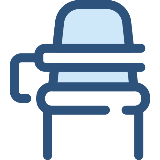 chaise de bureau Monochrome Blue Icône