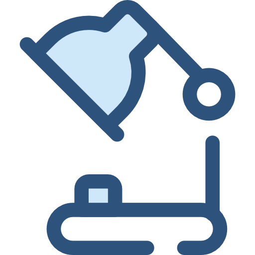 lámpara de escritorio Monochrome Blue icono