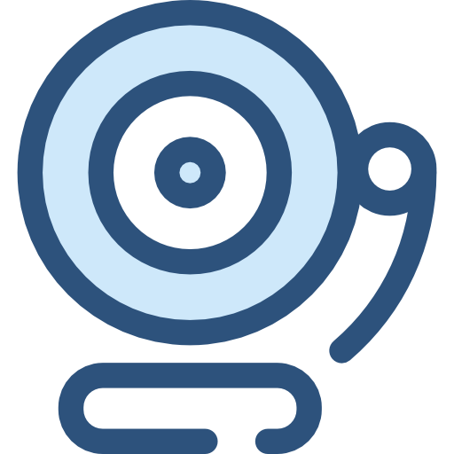campana de la escuela Monochrome Blue icono