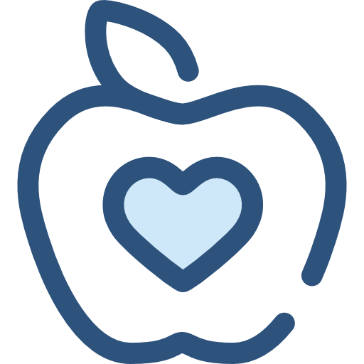 jabłko Monochrome Blue ikona