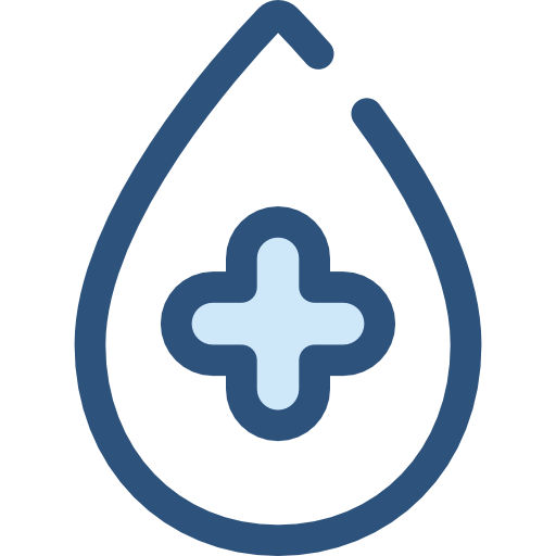 Desinfectant Monochrome Blue icon