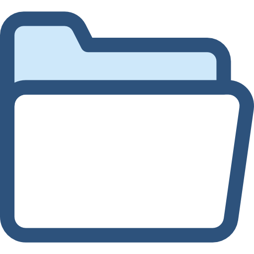 cartella Monochrome Blue icona