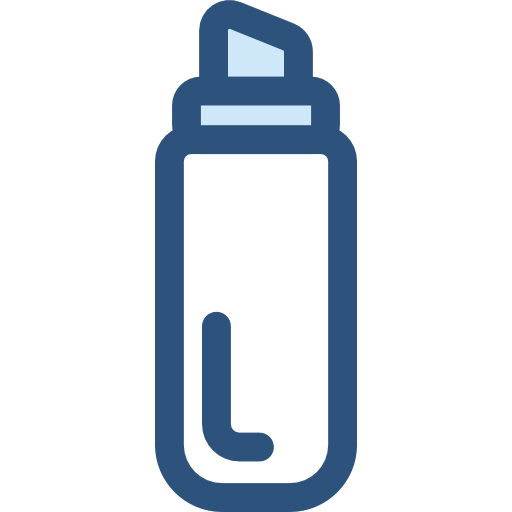 marker Monochrome Blue icon