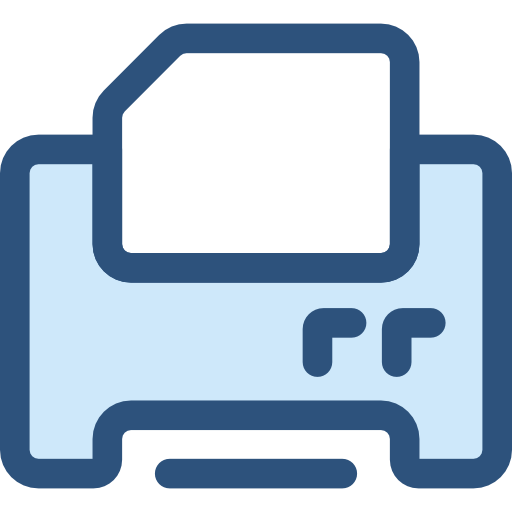 impresión Monochrome Blue icono