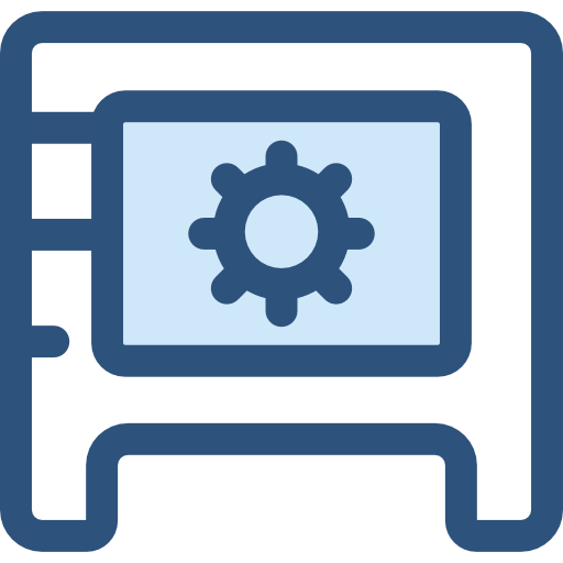 Safebox Monochrome Blue icon
