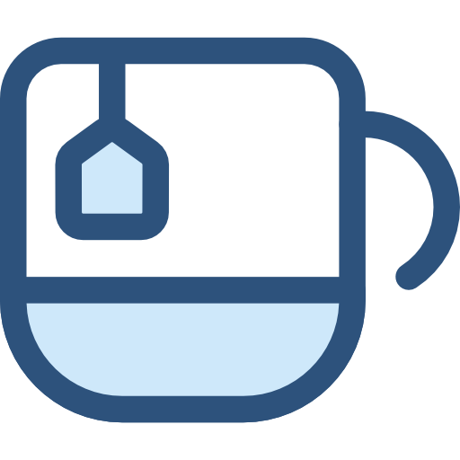 filiżanka herbaty Monochrome Blue ikona