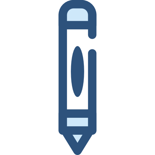 potlood Monochrome Blue icoon