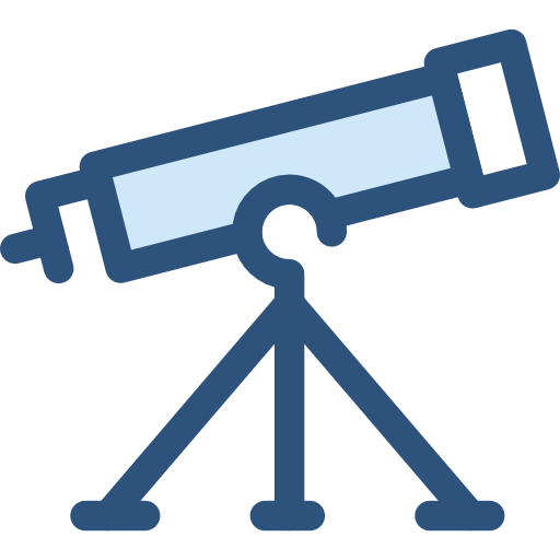 Телескоп Monochrome Blue иконка