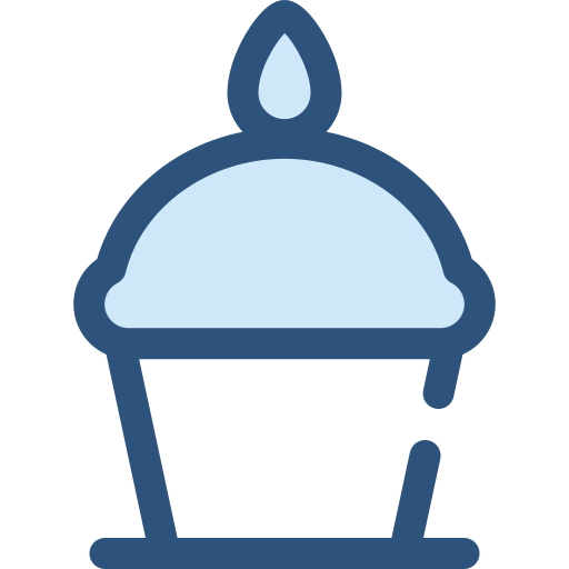 babeczka Monochrome Blue ikona