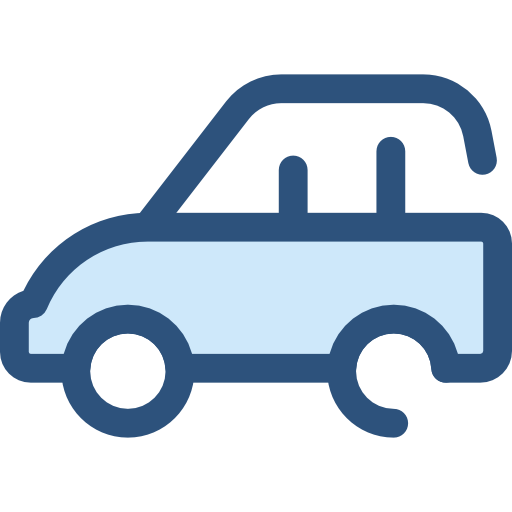 車 Monochrome Blue icon