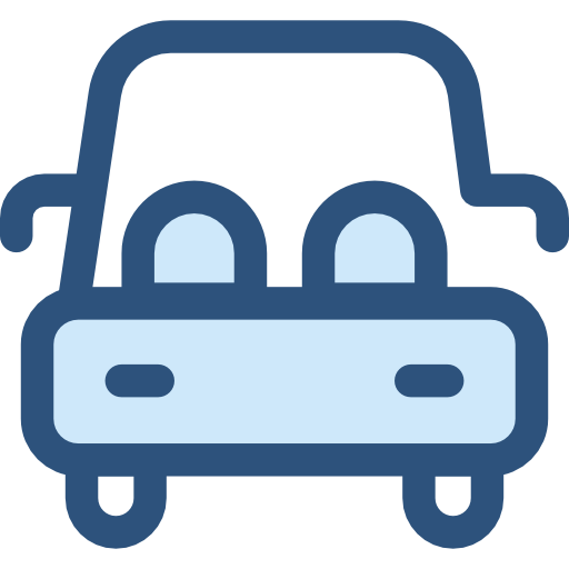 Car Monochrome Blue icon