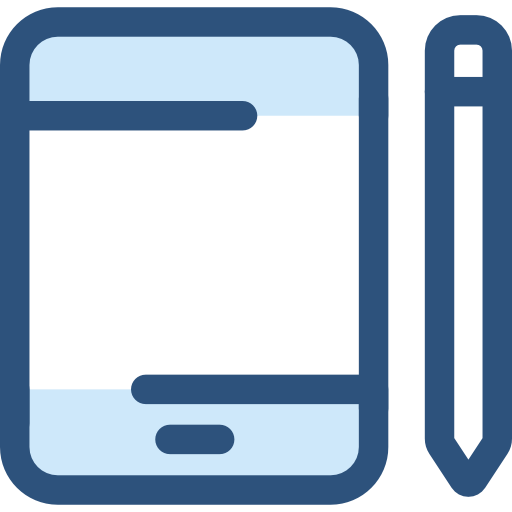 タブレット Monochrome Blue icon