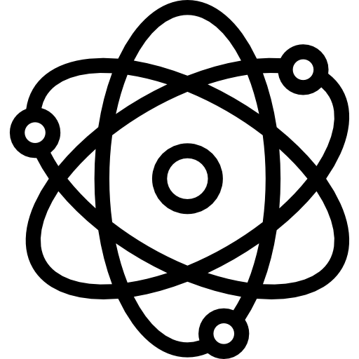 física Detailed Rounded Lineal icono