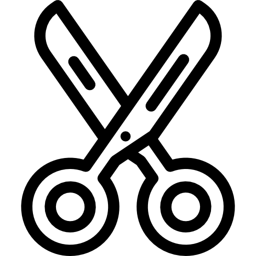 Scissors Detailed Rounded Lineal icon