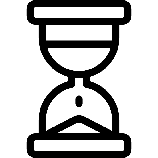 모래 시계 Detailed Rounded Lineal icon