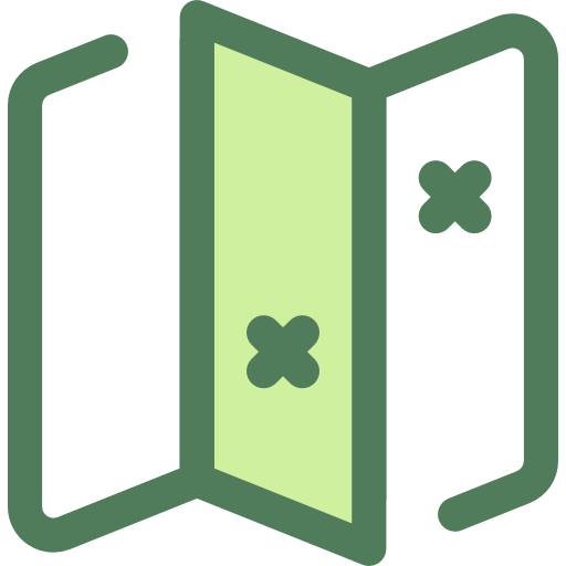 지도 Monochrome Green icon