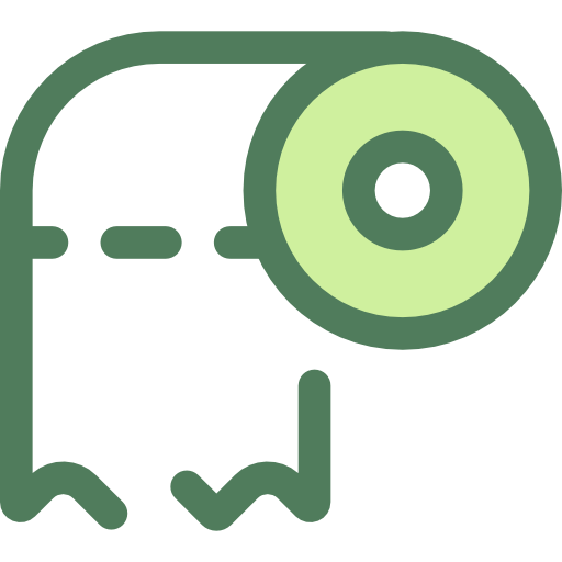 휴지 Monochrome Green icon