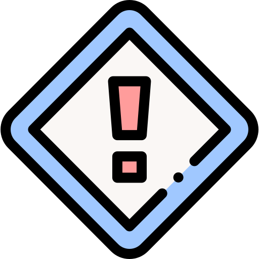 gevaar Detailed Rounded Lineal color icoon