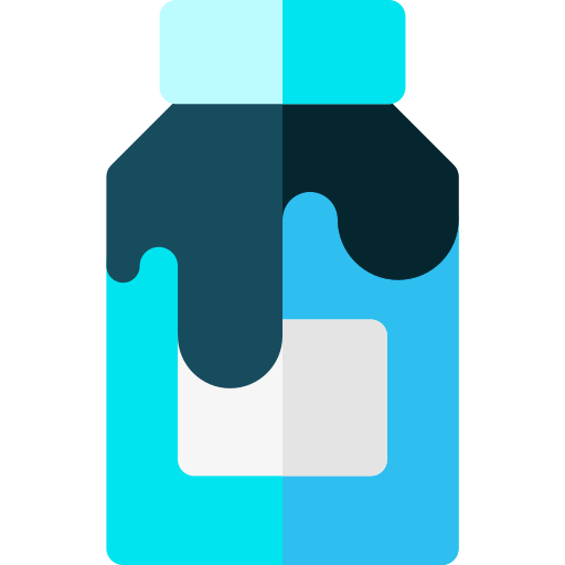 Ink bottle Basic Rounded Flat icon