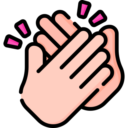 Clapping Special Lineal color icon