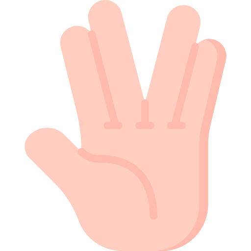 Vulcan salute Special Flat icon