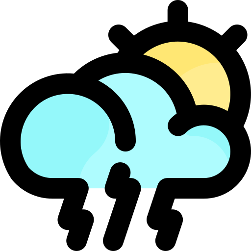 Storm bqlqn Lineal Color icon